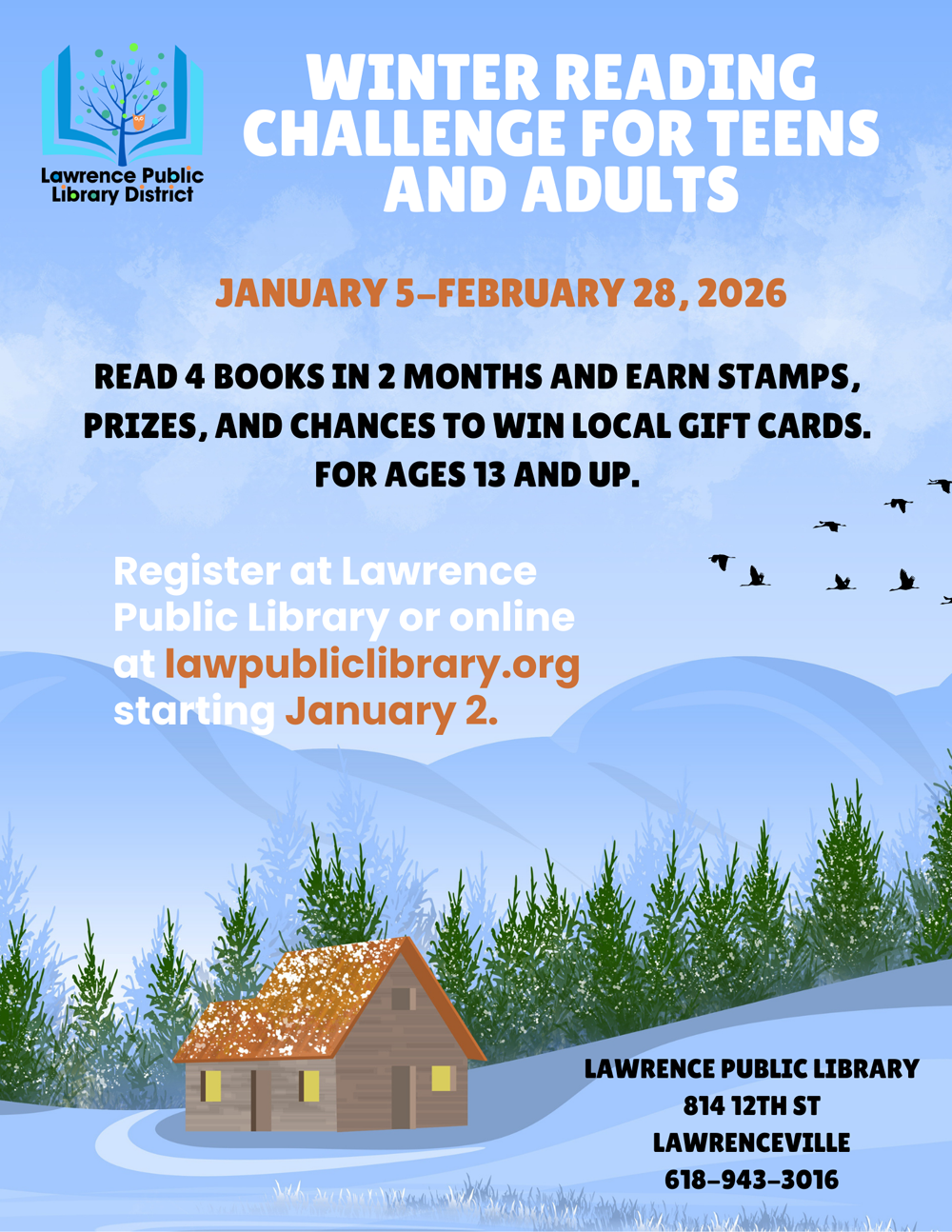 Image for Teen/Adult Winter Reading Challenge